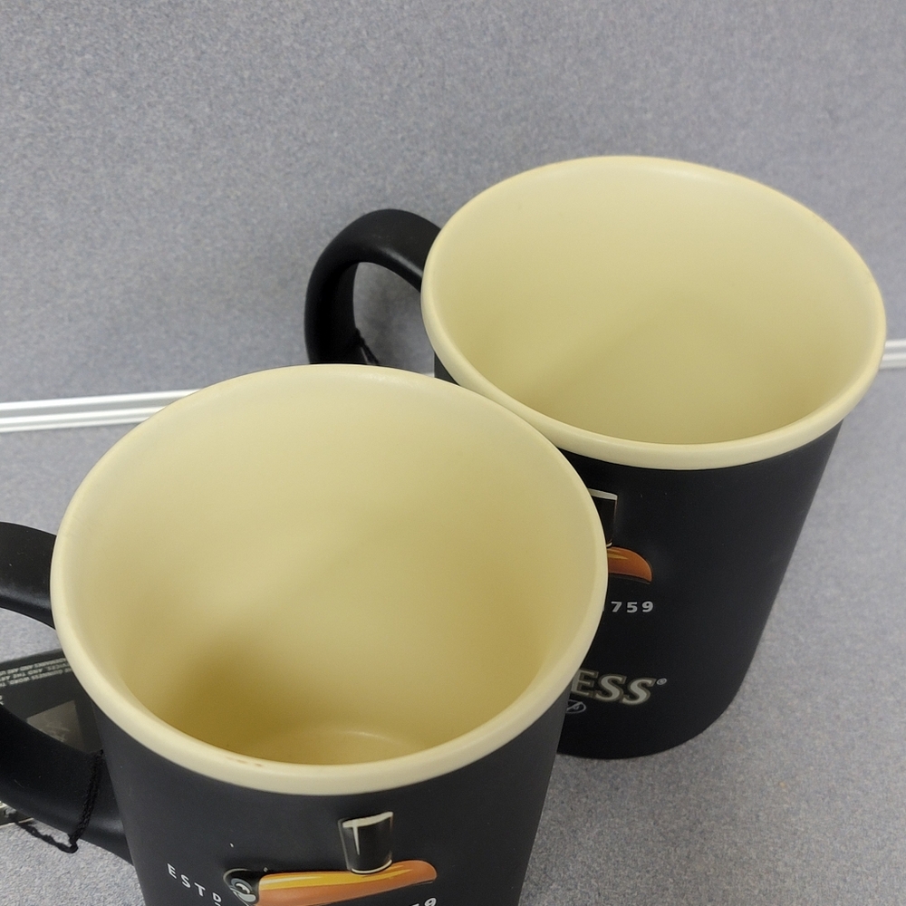 Guinness Mugs - Set Of 2 - NWT - Picture 3 of 7